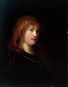 REMBRANDT Harmenszoon van Rijn Portrait of Saskia van Uylenburg oil painting reproduction